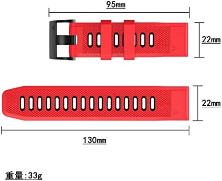 Wtukmo Quickfit Kordonlu Saat 26 22mm Kayış Garmin Fenix 7 7x İzle Kolaylık Bileklik Garmin Fenix 6 6x5x5 3HR Öncüsü