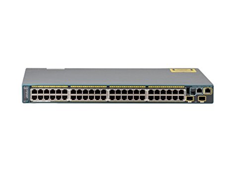 (Sertifikalı Yenilenmiş) Cisco WS-C2960S-48TD-L Katalizör 2960S Ethernet Anahtarı - 48 x 10/100/1000, 2 SFP+, LAN