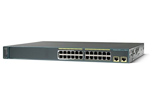 (Sertifikalı Yenilenmiş) Cisco WS-C2960-24LT - L Catalyst 2960 24 10/100( 8 PoE) + 2, LAN Tabanlı Görüntü