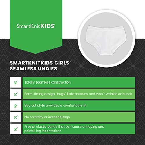 SmartKnitKİDS ® Dikişsiz Hassas İç Çamaşırları, 3'lü Paket
