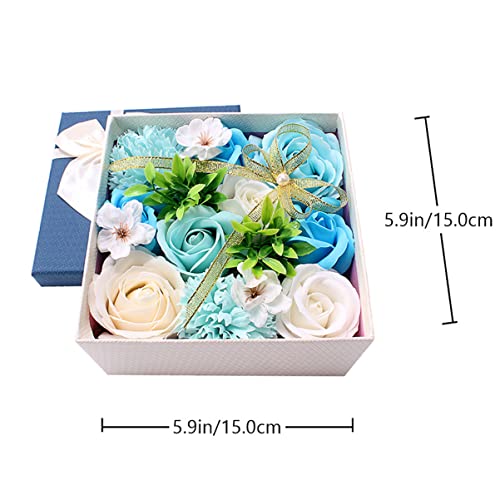 BESTOYARD yılbaşı dekoru yılbaşı dekoru Hediye Kutusu 3 adet Kutu yapay çiçekler sabun kutusu sabun çiçek hediye çiçek