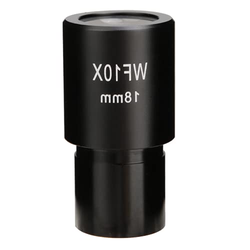 Mercek Lens Ölçekli, WF10X Büyütme Geniş Açı Iological Mikroskop Mercek Bilim