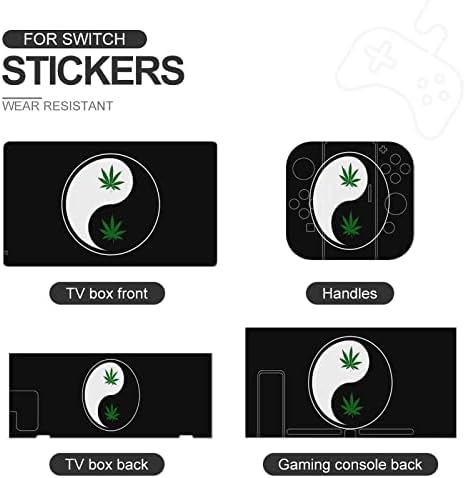 Ot Yin Yang Anahtarı Cilt Sticker Güzel Desen Tam Wrap Cilt Koruyucu İnce Kapak Sticker ile Uyumlu Anahtarı Lite