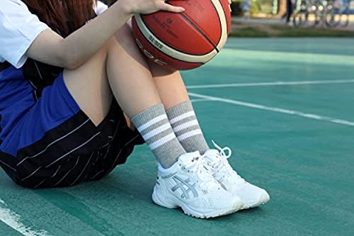 MK ÇORAP Pamuk Şerit Atletik Spor Koşu Retro Sevimli Eşleşen Okul Ekip Çorap Erkekler / Kadınlar İçin