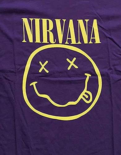 Nirvana Erkek Pembe Gülen (İthal) Tişört Sarı