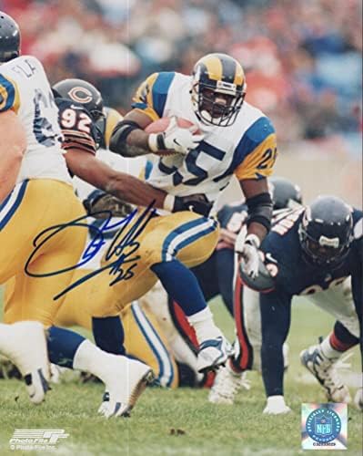 Robert Holcombe St. Louis Rams İmzalı 8x10 Fotoğraf W/Coa İmzalı NFL Fotoğrafları
