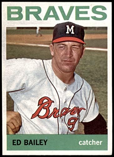 1964 Topps 437 Ed Bailey Milwaukee Braves (Beyzbol Kartı) VG/ESKİ + Braves