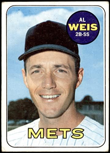 1969 Topps 269 Al Weis New York Mets (Beyzbol Kartı) VG Mets