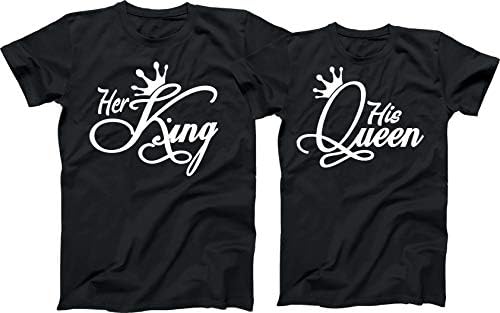 Onun Kral, Onun Kraliçe, Kral ve Kraliçe, Çiftler, Eşleştirme Gömlek, T-Shirt Tee