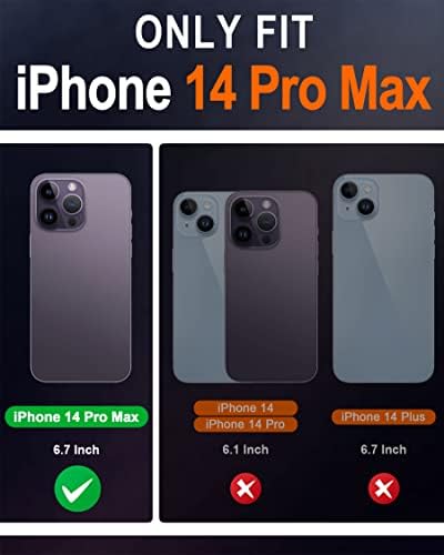 SHIELDON iPhone için Kılıf 14 Pro Max 5G 6.7, Hakiki Deri iPhone 14 Pro Max Cüzdan Kılıf Kapak Çevirin RFID Engelleme