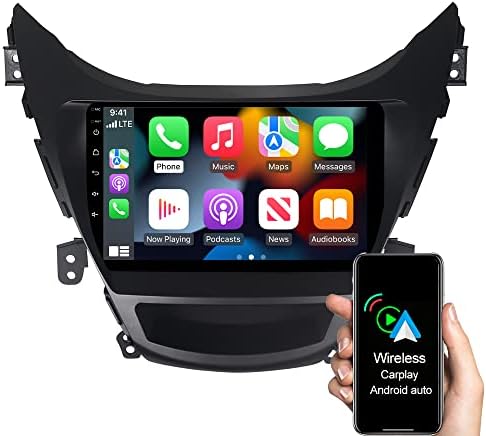 ASURE 9 inç Araba Stereo Radyo GPS Navigasyon Ünitesi Elantra 2011 2012 2013,4 Çekirdek 2G+32G Android 10 Kablosuz