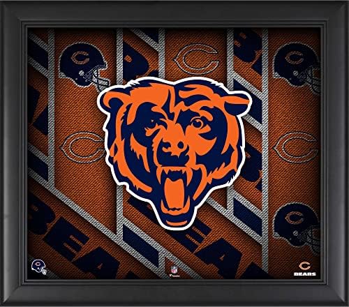 Chicago Bears Çerçeveli 15 x 17 Takım Konuları Kolajı-NFL Takım Plakları ve Kolajları