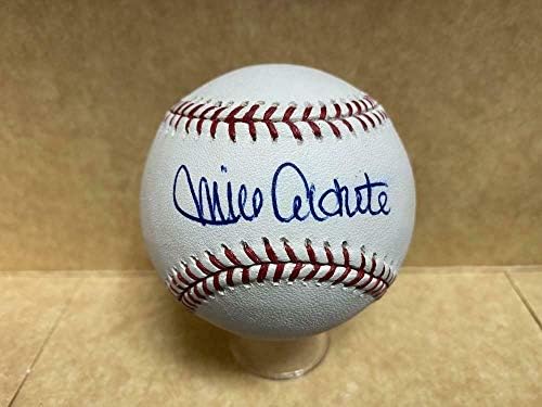Mike Aldrete Yankees / giants, Coa İmzalı Beyzbol Topları ile İmzalı ML Beyzbol İmzaladı