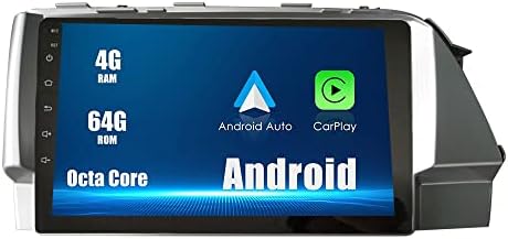 Android 10 Autoradio Araba Navigasyon Stereo Multimedya Oynatıcı GPS Radyo 2.5 D Dokunmatik Ekran Hyundai Verna 2017-2019