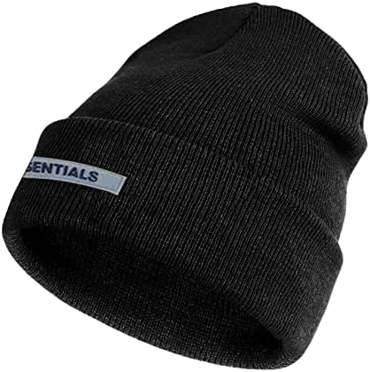 Unisex moda bere örgü şapkalar kelepçeli kış sıcak örgü kapaklar erkekler kadınlar için