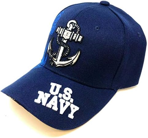 Mavi Çapa Amerika Birleşik Devletleri Donanma Şapka Kap Ayarlanabilir [Giyim]