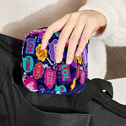 Makyaj Çantası Renkli Doodle kozmetik çantası Makyaj Çantası Seyahat makyaj çantası Organizatör saklama çantası Kadın