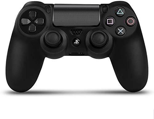 Microware PS4 Denetleyici Silikon Yumuşak Esnek Koruyucu deli kılıf Kapak Sony PlayStation4 Siyah