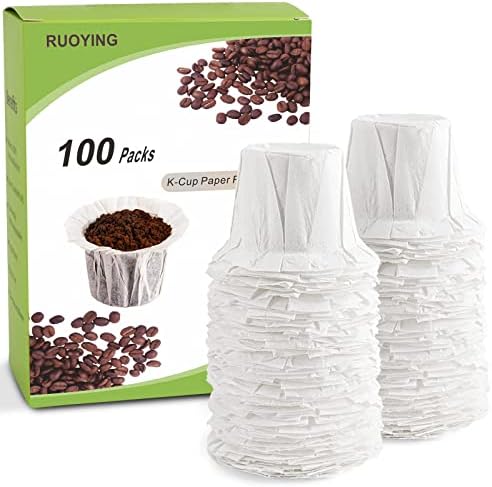 Kapaklı RUOYING K fincan Kahve Kağıdı Filtreleri, Yeniden Kullanılabilir K Fincan Filtreleri ile çalışın, Tek Kullanımlık