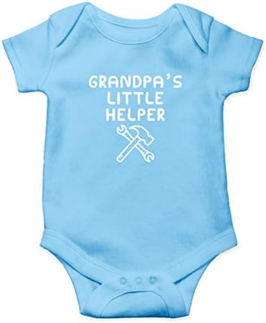 AW Modası Büyükbabamın Küçük Yardımcısı-Büyükbabamı Seviyorum, O Benim BBF-Sevimli Tek Parça Bebek Bebek Tulumu