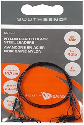 SouthBend 18 Siyah/Naylon Kaplı Çelik BL-182 Lider Paketi 3/45 lbs