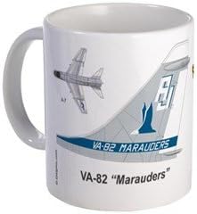Ücretsiz Kişiselleştirmeli Delphic Fine Art VA-82 Marauders A-7 Corsair II Kupa
