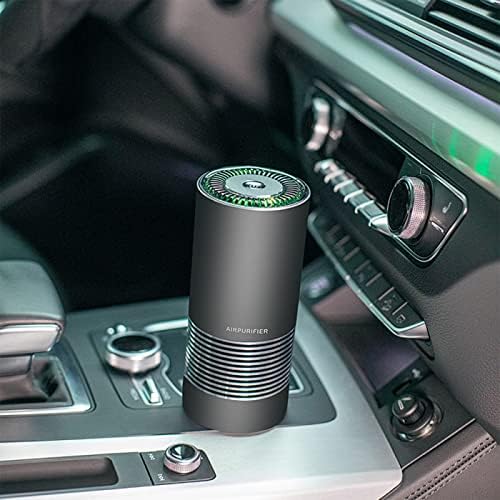 Araba için hava temizleyici taşınabilir hava temizleyici USB hava temizleyici değişken yedi renkli ışıklar alüminyum