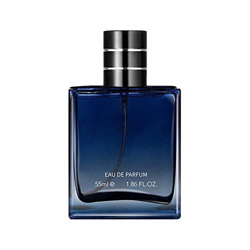 Erkek ve Parfümler Cuma Beyefendi erkek Parfümü 55ml Sprey Kalıcı Koku Kadın Parfümleri (Mavi, Bir Boyut)