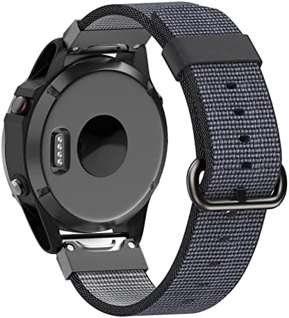 EIDKGD 22MM Hızlı Bırakma Naylon Kordonlu Saat Kayışı Garmin Fenix 6X6 Pro Smartwatch Kolaylık Bilek Bandı Fenix 5X5