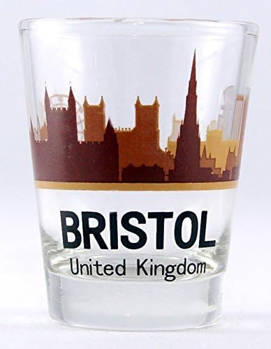 Bristol Birleşik Krallık Sunset Skyline Shot Glass