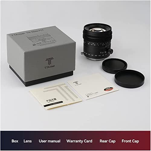TTArtisan 50mm F1.4 Tilt Manuel Lens Büyük Diyafram Tam Çerçeve Tilt Portre Lens Fujifilm ile uyumlu X-A1 Z-A10 X-A2