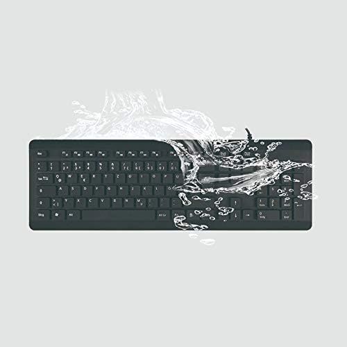 Acer ConceptD 5 Pro (CN517-71P) ile Uyumlu BoxWave Klavye (Boxwave'den Klavye) - Suya Dayanıklı USB Klavye, Yıkanabilir