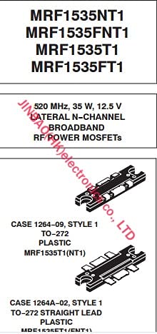 Anncus RF Transistör MRF1535NT1 M1535N MRF1535N MRF1535 M1535 Bükülmüş PİM