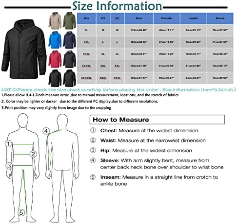 ADSSDQ Erkek Ceket Kış, Park Kış Artı Boyutu Uzun Kollu Ceket Erkek Moda Orta Ağırlık Rüzgar Geçirmez Ceket Yüksek