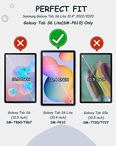 TiMOVO [2 Paket Mat Parlama Önleyici Ekran Koruyucu ile Uyumlu Galaxy Tab S6 Lite 10.4 inç 2022/2020, Tamamen Yeni