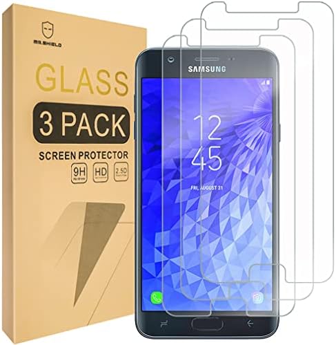 Mr. Kalkan [3-PACK] Samsung İçin Tasarlanmış (Galaxy J7 Yıldız) [Temperli Cam] Ekran Koruyucu [Japonya Cam 9 H Sertlik
