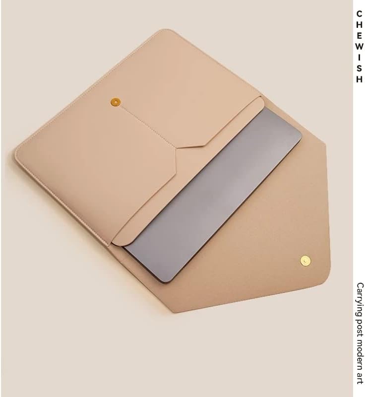 SHZBCDN Dizüstü Kol Beyaz Renk Laptop Çantası 131516 Bilgisayar Kasası PU Deri (Renk: B, boyut: Yeni 13.3 Macbook