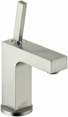 AXOR Citterio Modern Minimalist El Cilalı 1-Kolu 1 9 inç Boyunda Banyo lavabo musluğu Fırçalanmış Nikel, 39010821