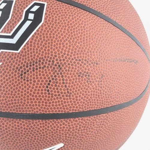 Tim Duncan imzalı Basketbol PSA / DNA Spurs imzalı - İmzalı Basketbol