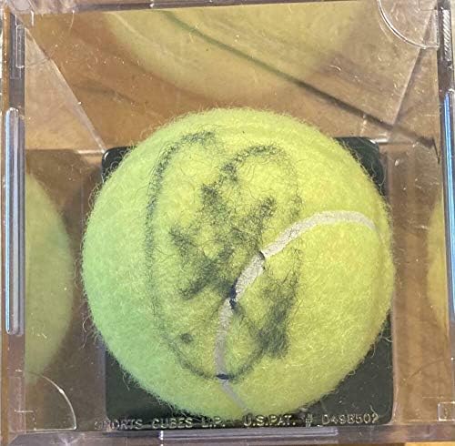 Novak Djokovic İmzalı Tenis Topu Wimbledon Şampiyonu Efsanesini Coa İmzalı Tenis Topları İle İmzaladı