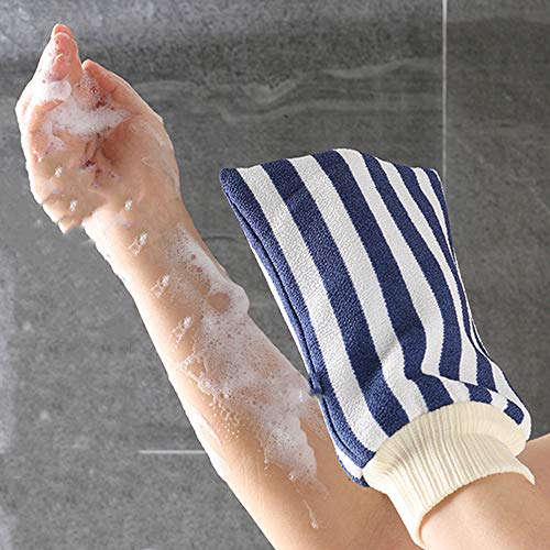 3 Paket Banyo Peeling Duş Eldivenleri Peeling vücut Ovma Peeling Eldivenleri Kadın Erkek Banyo Malzemeleri