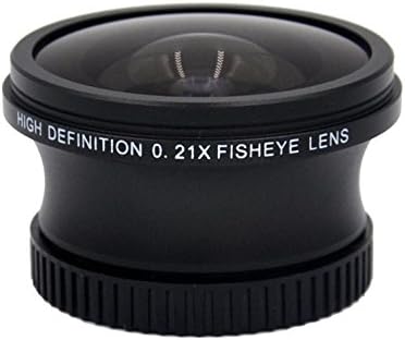 Aşırı Balık Gözü Lens (0.21 x) Sony HDR-CX520V + Yeni Batı Mikro Fiber Kumaş