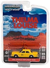 1984 Dodge Diplomat, Thelma ve Louise-Greenlight 44945F / 48-1 / 64 Ölçekli pres döküm model oyuncak araba