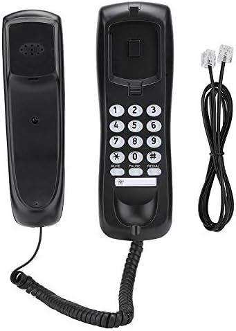 Kablolu Telefon Kablolu Telefon Siyah Kablolu Masaüstü Duvar Telefonu Sabit Telefon Ev Ofis için