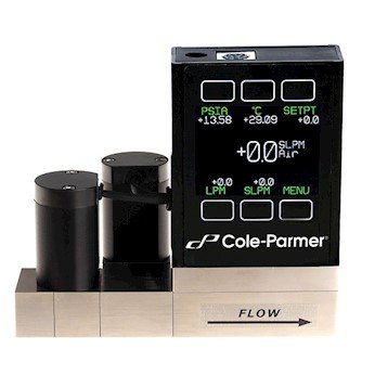 Cole-Parmer Çift Yönlü Akış ve Basınç Kontrolörü, 0-2 mL / dak, 10/32 (F) Prcss Bağlantısı