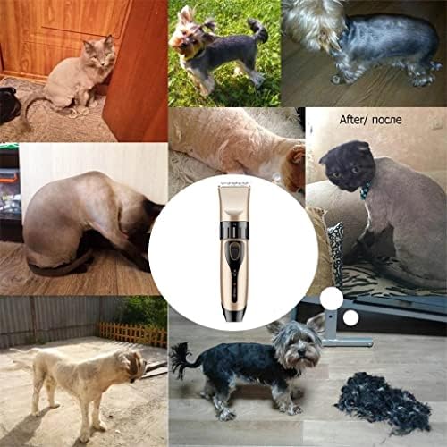 FZZDP Profesyonel Köpek Saç Kesme Köpek Pet Hayvan Köpek Saç Düzeltici Kesme Makinesi Şarj Edilebilir Elektrikli Tıraş