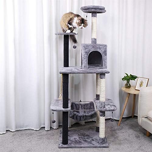 Miwaimao Pet Kedi Ağacı Kınamak Ev Scratcher tırmalama sütunu Tırmanma Ağacı Oyuncaklar Kedi Yavru Mobilya Korumak