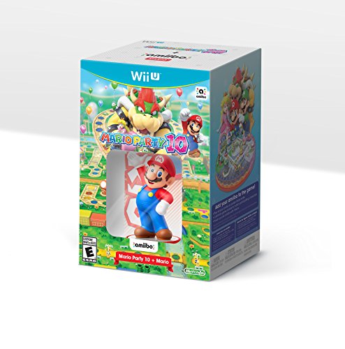 Mario Partisi 10 + Mario amiibo Paketi-Wii U