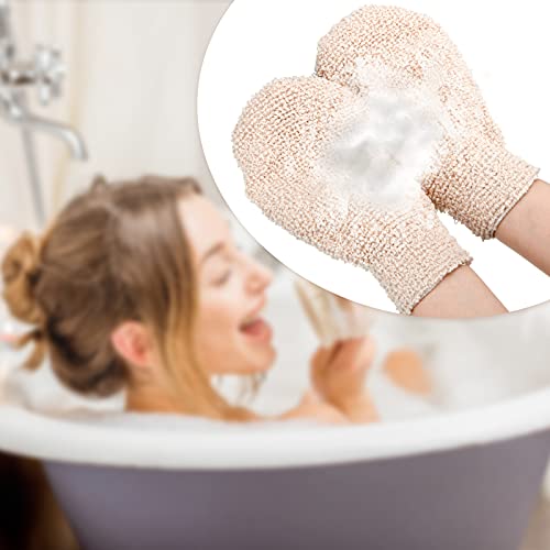 4 Adet Banyo Duş Eldiveni Peeling Eldiveni Ovma Eldiveni Derin Peeling banyo eldiveni Peeling Scrubber