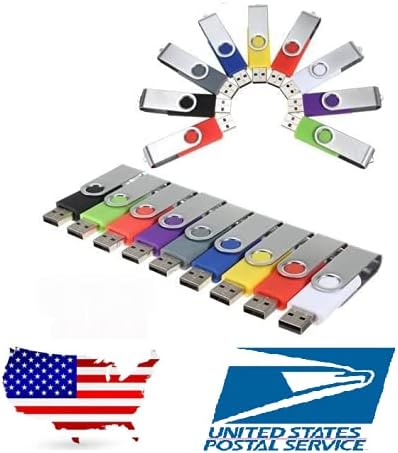 ABD, Toptan 10 Paket (16 MB-64 GB) Metal USB Flash Sürücü Bellek Sopa Başparmak Kalem USB 2.0 U Disk Depolama Veri